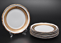 Набор фарфоровых тарелок 17 см