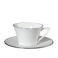 Набор чайных чашек с блюдцами из костяного фарфора (Набор чайных пар или шапо) 220 мл