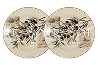 Набор глубоких (суповых) тарелок из керамики 21 см