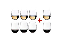 Набор бокалов из хрусталя для дегустации красных и белых вин
