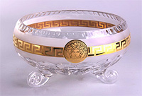 Варенница (Ваза для варенья) из богемского стекла 20,5 см