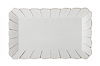 Блюдо прямоугольное сервировочное фарфоровое (Прямоугольник) 30х18,5 см