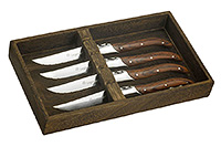 Набор ножей для стейка 4 предмета из нержавеющей стали