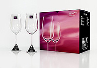 Набор бокалов для вина из хрустального стекла (фужеры) 755 мл
