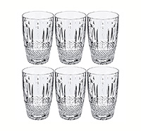 Набор бокалов для воды из хрусталя (стаканы) 250 мл