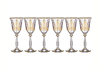 Набор бокалов для вина из стекла (фужеры) 200 мл