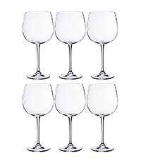 Набор бокалов для вина из богемского стекла (фужеры) 670 мл