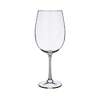 Набор бокалов для вина из богемского стекла (фужеры) 640 мл
