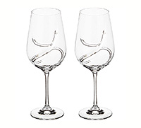 Набор бокалов для вина из богемского стекла (фужеры) 550 мл