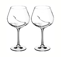 Набор бокалов для вина из богемского стекла (фужеры) 570 мл