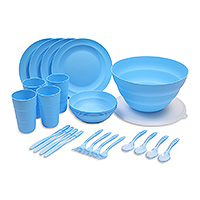Набор посуды для пикника из пластика 26 предметов