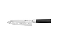 Нож кухонный 17,5 см Сантоку с отверстиями