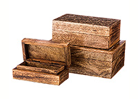 Набор шкатулок деревянных 3 предмета