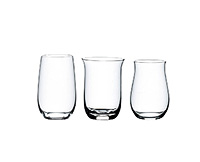 Набор разных стаканов из хрусталя для дегустации текилы, односолодового виски и коньяка
