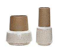 Набор ваз для цветов из керамики 2 предмета