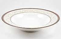 Набор глубоких (суповых) фарфоровых тарелок 23,5 см