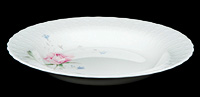 Набор глубоких (суповых) тарелок из костяного фарфора 21 см