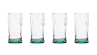 Набор бокалов для воды из стекла (стаканы) 450 мл