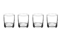 Набор бокалов для виски из стекла (стаканы) 330 мл