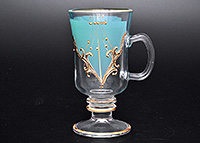 Набор чашек для глинтвейна из богемского стекла 230 мл