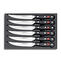 Набор столовых ножей для стейка 6 предметов из нержавеющей стали