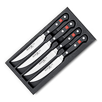 Набор столовых ножей для стейка 4 предмета из нержавеющей стали