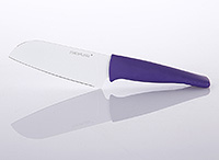 Стальной нож кухонный с керамическим покрытием 13 см