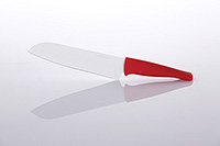 Стальной нож кухонный с керамическим покрытием 18 см