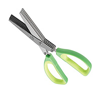 Ножницы из нержавеющей стали и термопластика для зелени 5 лезвий 30,5x11,5x15,5 см