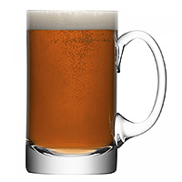 Кружка для пива из стекла (Пивная кружка)  750 мл