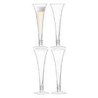 Набор бокалов для шампанского из стекла (фужеры) 140 мл