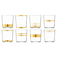 Набор бокалов для виски из стекла (стаканы) 390 мл