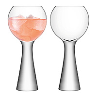 Набор бокалов для вина из стекла (фужеры) 550 мл