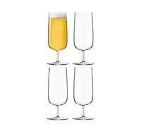 Набор бокалов для пива из стекла (Набор пивных бокалов) 440 мл