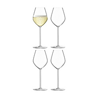Набор бокалов для шампанского из стекла (фужеры) 285 мл