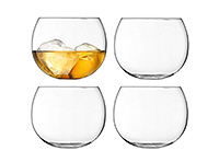 Набор бокалов для виски из стекла (стаканы) 350 мл