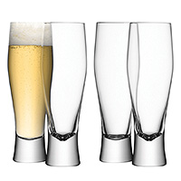 Набор бокалов для пива из стекла (Набор пивных бокалов) 400 мл