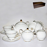 Чайный сервиз фарфоровый 15 предметов