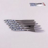 Набор столовых ножей 6 предметов из стали