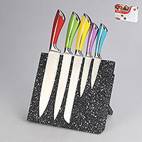 Набор кухонных ножей 6 предметов на магнитной доске