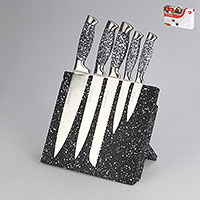 Набор кухонных ножей 6 предметов на магнитной доске