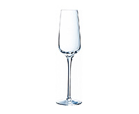 Набор бокалов для шампанского (набор фужеров) из хрустального стекла 210 мл