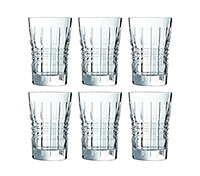 Набор бокалов для воды из хрустального стекла (стаканы) 280 мл