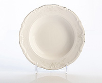 Тарелка глубокая (суповая) из фарфора 22,5 см
