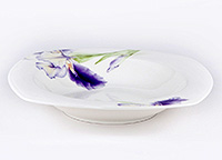 Набор глубоких (суповых) фарфоровых тарелок 19,5 см