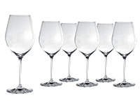 Набор бокалов для вина из стекла (фужеры) 600 мл