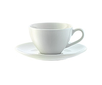 Набор кофейных чашек с блюдцами фарфоровых (Набор кофейных пар или шапо) 100 мл