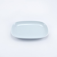 Блюдо прямоугольное сервировочное фарфоровое (Прямоугольник) 21,5х13,3 см
