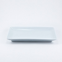 Блюдо прямоугольное сервировочное фарфоровое (Прямоугольник) 13,5х23 см
