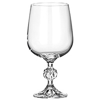 Набор бокалов для вина из богемского стекла (фужеры) 340 мл
